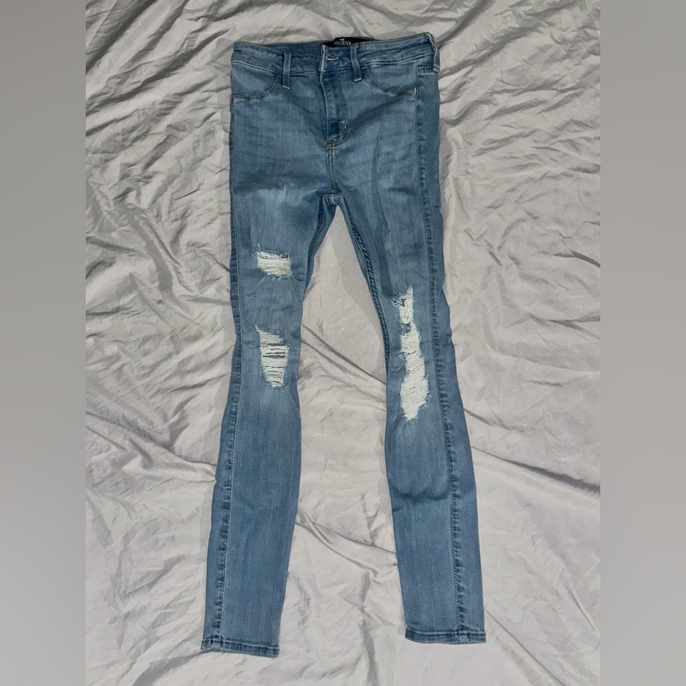 High rise super stretch jeans